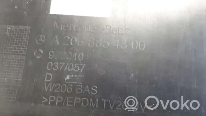 Mercedes-Benz C W206 Takapuskurin alaosan lista A2068854300