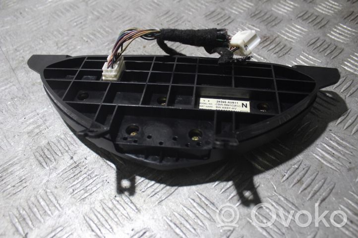 Nissan Primera Console centrale, commande de multimédia l'unité principale 28395AV611