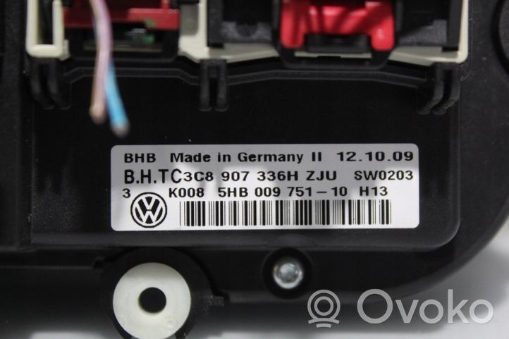 Volkswagen Golf VI Sisätuulettimen ohjauskytkin 5HB009751