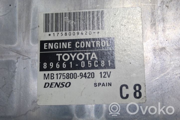 Toyota Avensis T250 Galios (ECU) modulis 8966105C81