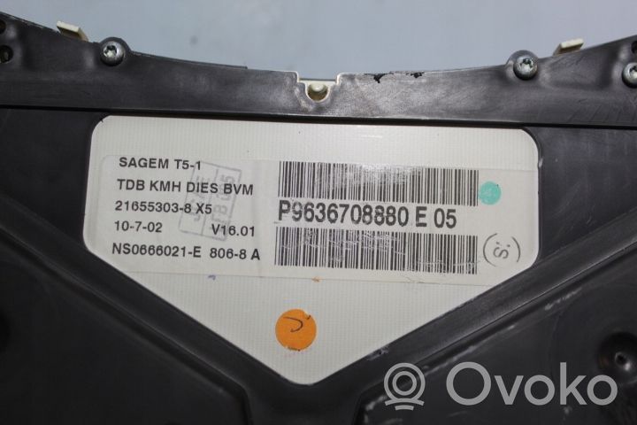 Peugeot 307 Orologio P9636708880E05