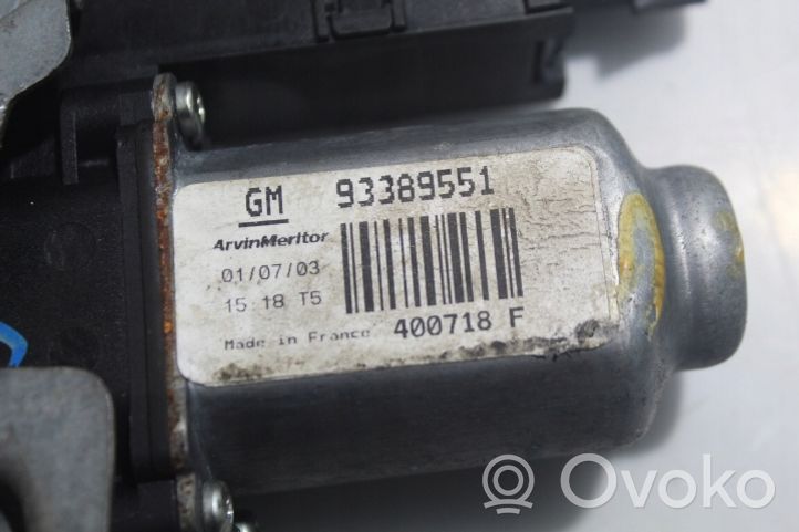 Opel Meriva A Mécanisme de lève-vitre avant sans moteur 