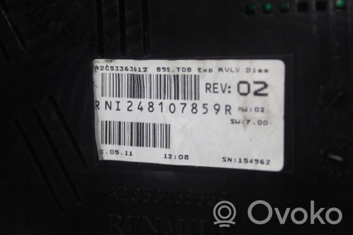 Renault Megane III Clock RNI248107859R