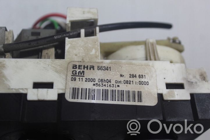 Opel Zafira A Interior fan control switch 