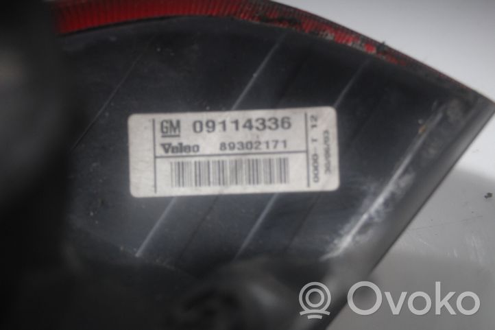 Opel Corsa C Lampa tylna 89302171