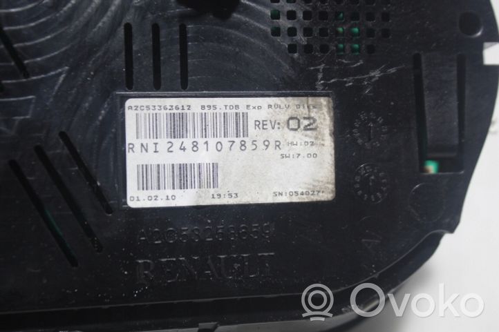 Renault Megane III Horloge A2C53363612