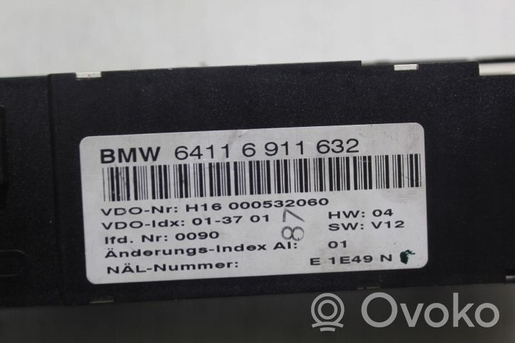 BMW 3 E46 Salona ventilatora regulēšanas slēdzis 