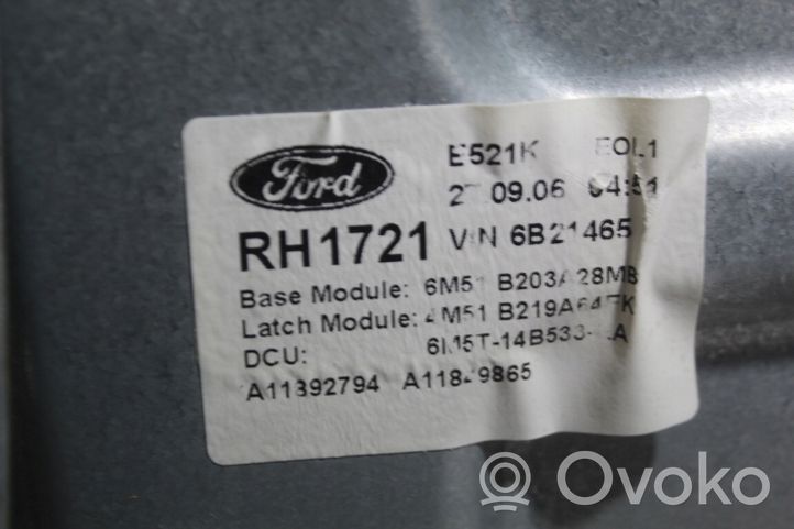 Ford Focus Etuikkunan nostomekanismi ilman moottoria 