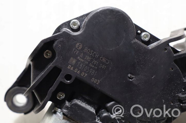 Opel Astra H Moteur d'essuie-glace arrière 0390201591