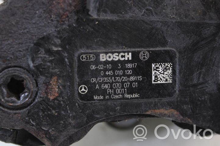 Mercedes-Benz A W169 Polttoaineen ruiskutuksen suurpainepumppu 0445010120