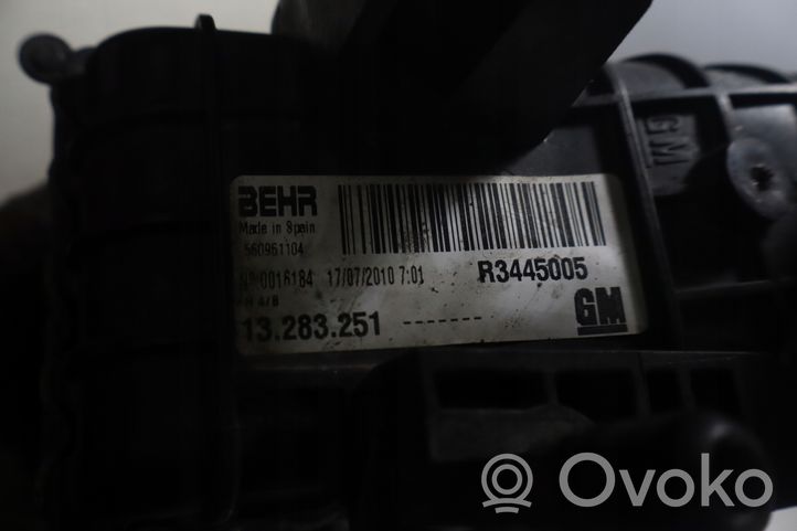 Opel Meriva B Chłodnica powietrza doładowującego / Intercooler 
