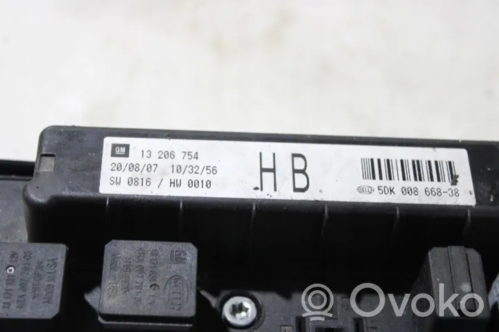 Opel Zafira B Komputer / Sterownik ECU silnika 