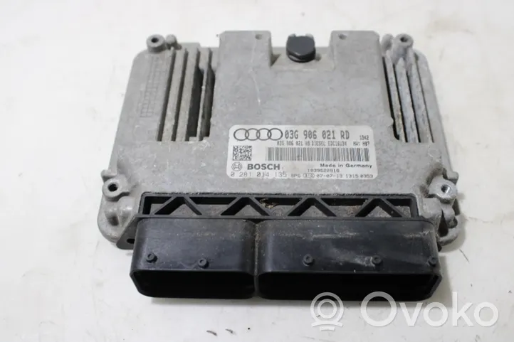 Audi A3 S3 8P Moottorin ohjainlaite/moduuli (käytetyt) 0281014021AB