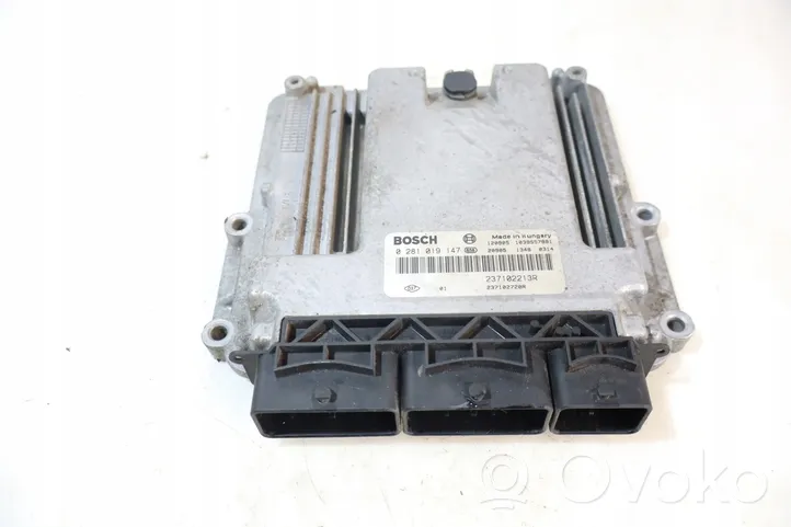 Dacia Lodgy Unité de commande, module ECU de moteur 0281019147