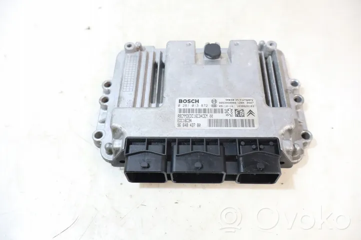 Citroen Berlingo Unité de commande, module ECU de moteur 0281013872