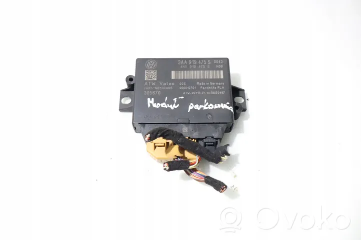 Volkswagen Touran II Parking PDC control unit/module 