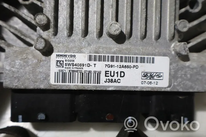 Ford Mondeo MK IV Centralina/modulo motore ECU 5WS40591D