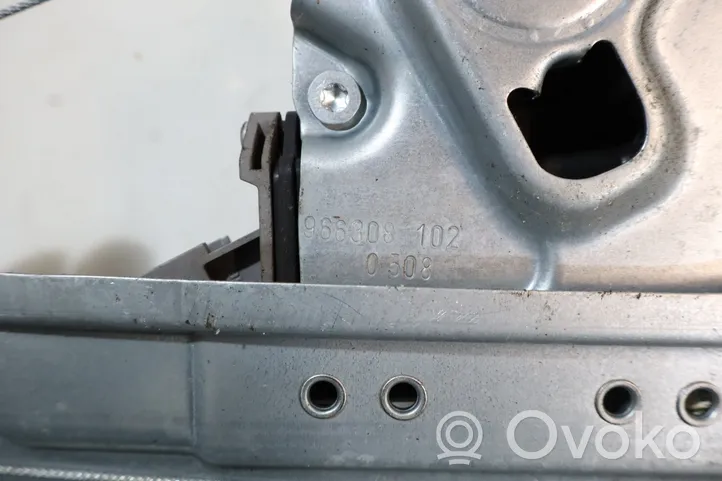 Opel Insignia A Rear window lifting mechanism without motor 