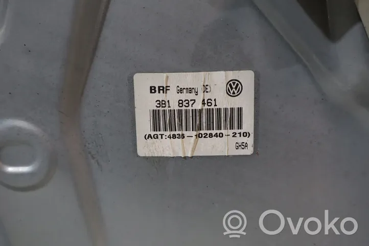 Volkswagen PASSAT B5 Mechanizm podnoszenia szyby przedniej bez silnika 