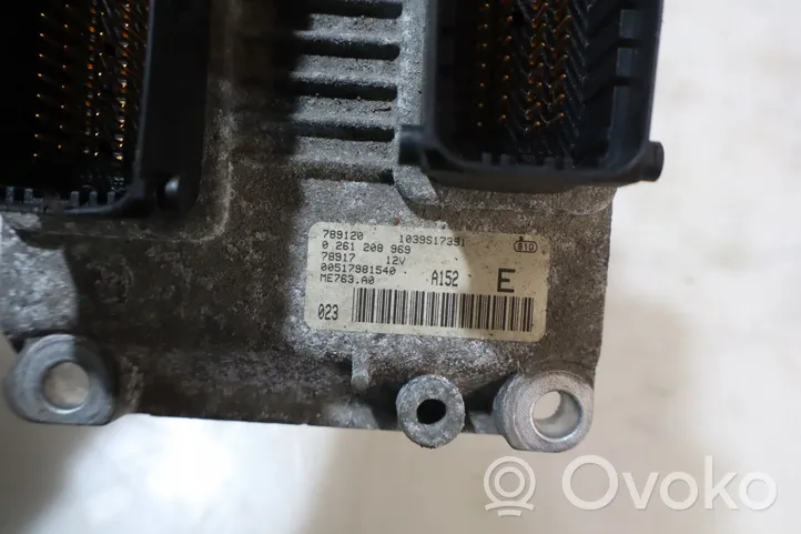 Fiat Grande Punto Komputer / Sterownik ECU silnika 