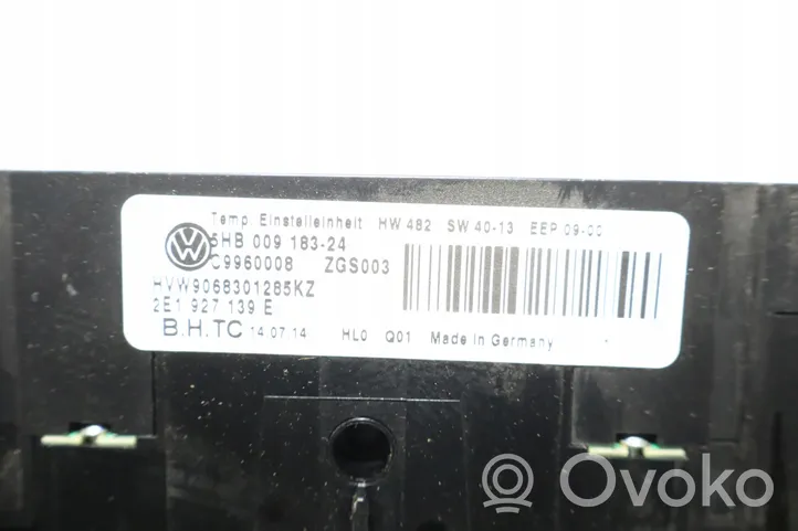 Volkswagen Crafter Interior fan control switch 