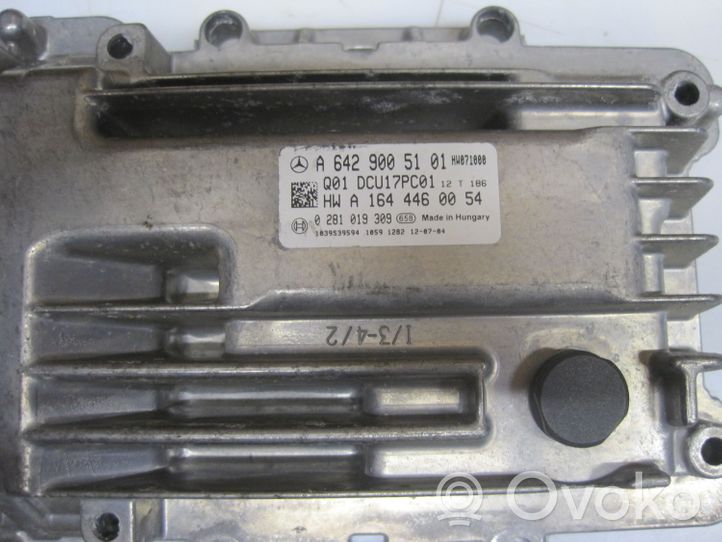 Mercedes-Benz ML W166 Centralina/modulo del motore A6429005101