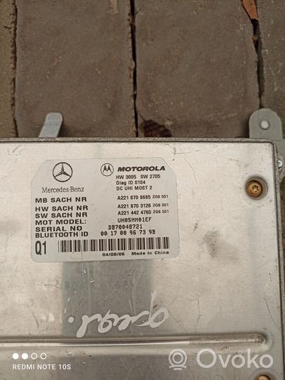 Mercedes-Benz S W221 Centralina/modulo bluetooth A2218708685