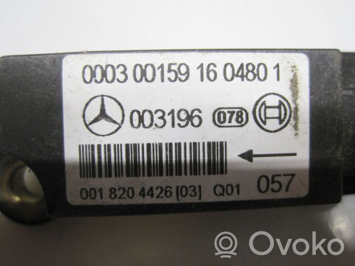 Mercedes-Benz C W203 Capteur de collision / impact de déploiement d'airbag 0018204426