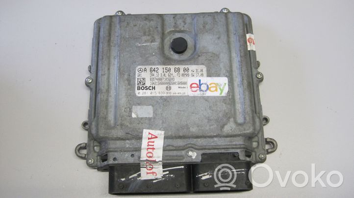 Mercedes-Benz GL X164 Unité de commande, module ECU de moteur A6421506800