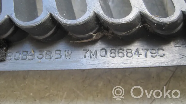 Volkswagen Sharan Copertura del rivestimento bagagliaio/baule 7M0868479C
