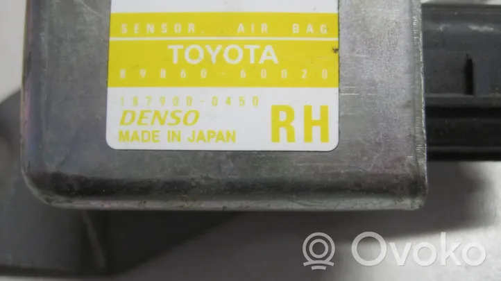 Toyota Land Cruiser (J120) Capteur de collision / impact de déploiement d'airbag 1879000450