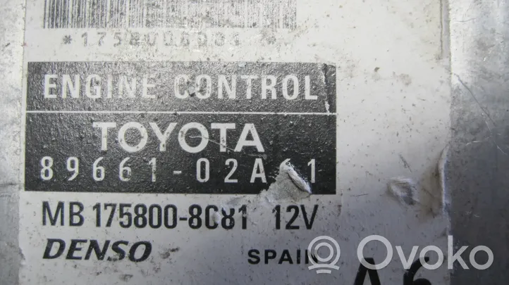 Toyota Corolla E140 E150 Unité de commande, module ECU de moteur 