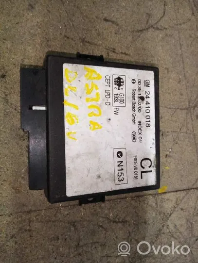 Opel Astra F Door central lock control unit/module 24410018