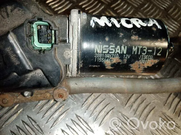 Nissan Micra Tiranti e motorino del tergicristallo anteriore 28810ax700