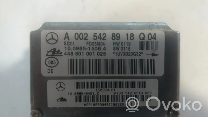 Mercedes-Benz ML W163 Altre centraline/moduli A0025428918Q