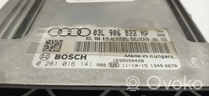 Audi A4 S4 B8 8K Moottorin ohjainlaite/moduuli 03L906022NP