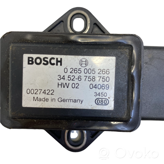 BMW 5 E60 E61 Sensore di imbardata accelerazione ESP 34526758750