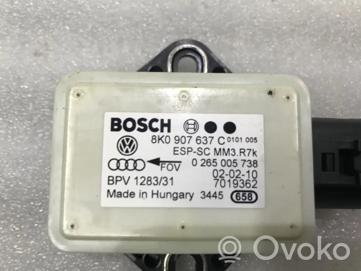 Audi A5 Sportback 8TA Sensore di imbardata accelerazione ESP 1K0819153A