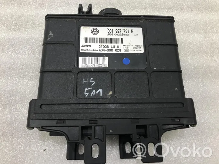 Volkswagen Polo IV 9N3 Module de contrôle de boîte de vitesses ECU 001927731R