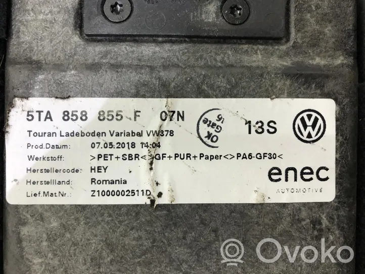 Volkswagen Touran III Parcel shelf 5TA858855F