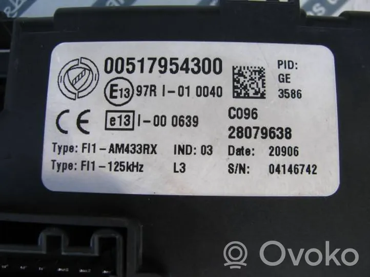 Fiat Grande Punto Komputer / Sterownik ECU i komplet kluczy 51793104