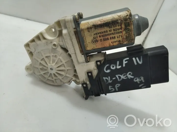 Volkswagen Golf IV Moteur de lève-vitre de porte avant 1J1959802D