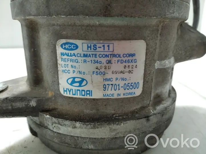 Hyundai Atos Classic Ilmastointilaitteen kompressorin pumppu (A/C) 9770105500