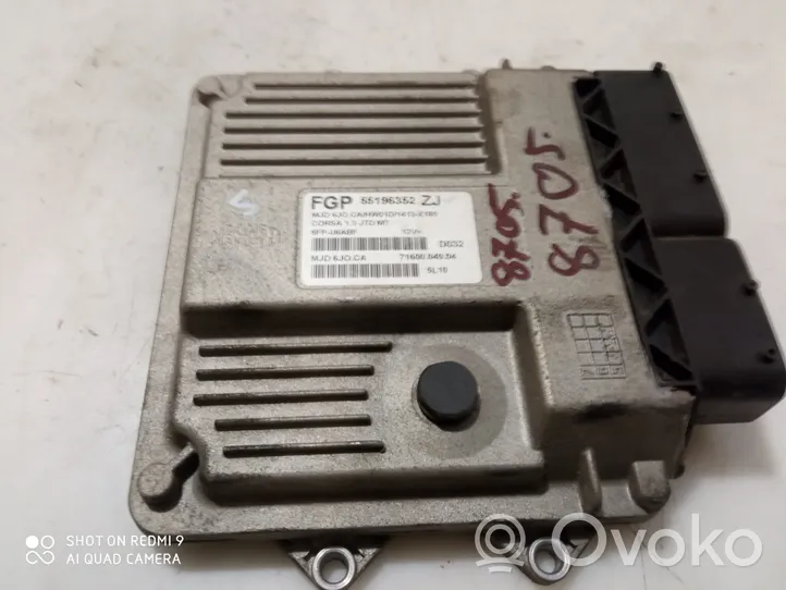 Opel Corsa C Moottorin ohjainlaite/moduuli FGP55196352ZJ