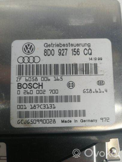 Audi A4 S4 B5 8D Pavarų dėžės valdymo blokas 8D0927156CQ