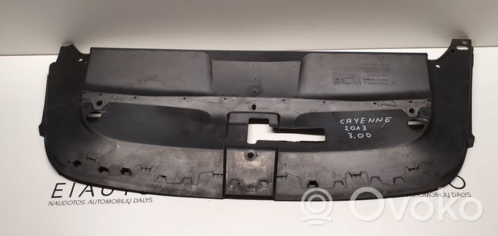 Porsche Cayenne (92A) Rivestimento della modanatura della chiusura del vano motore/cofano 7P5805806B