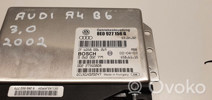 Audi A4 S4 B6 8E 8H Module de contrôle de boîte de vitesses ECU 8E0927156G