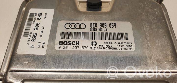 Audi A4 S4 B6 8E 8H Calculateur moteur ECU 8E0909059