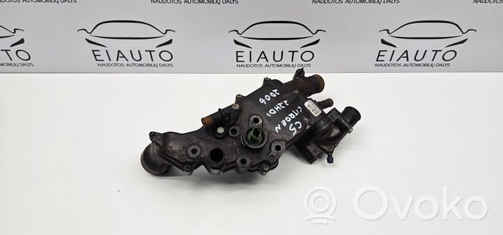 Citroen C5 Termostat / Obudowa termostatu 9643212380