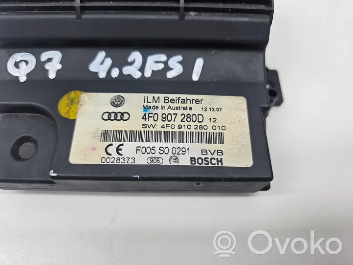 Audi Q7 4L Steuergerät Batterie Bordnetz 4F0907280D